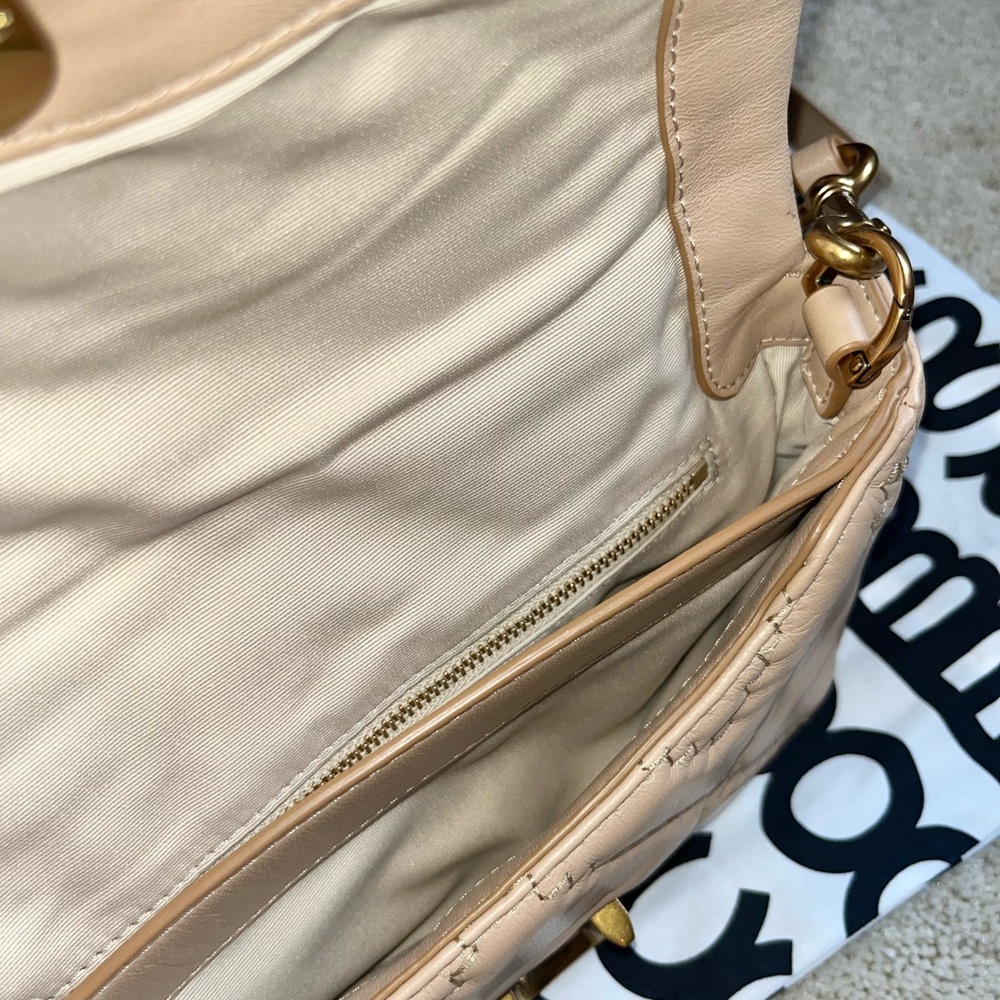 Marc Jacobs Tan Quilted Crossbody Bag - Picture 4 of 6